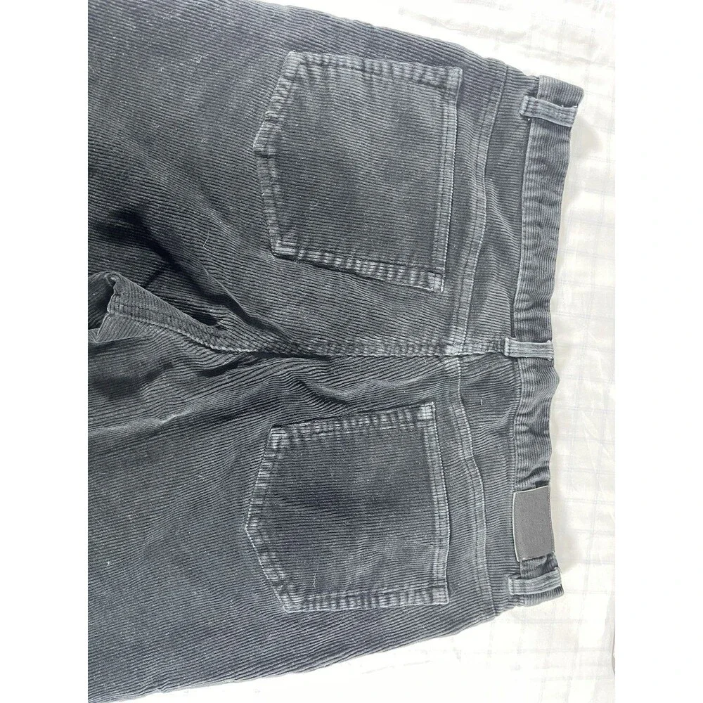 Chaps Denim Petite Women’s Size 12P Black Corduroy Pants Bootcut Stretch